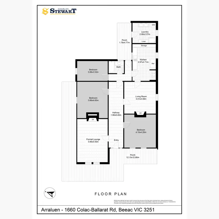 Floorplan of Homely rural property listing, 1660 and 1690 Colac-Ballarat Road, Beeac VIC 3251