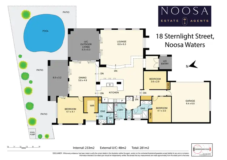 Floorplan of Homely house listing, 18 Sternlight Street, Noosaville QLD 4566