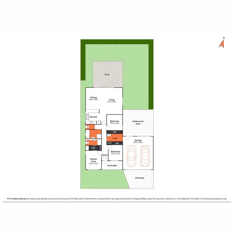 Floorplan of Homely house listing, 13 Chambers Court, Marshall VIC 3216