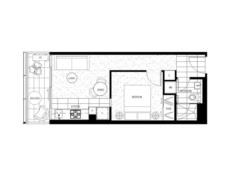 Floorplan of Homely apartment listing, 511/52 Park Street, South Melbourne VIC 3205