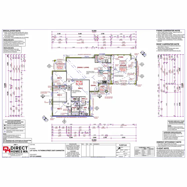 Floorplan of Homely villa listing, Proposed Lot 3/Proposed Lot 3/115 Thomas Street, East Cannington WA 6107