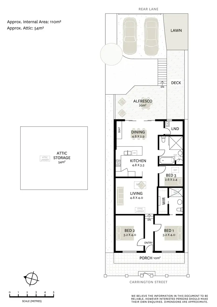 Floorplan of Homely house listing, 46 Carrington Street, Lilyfield NSW 2040