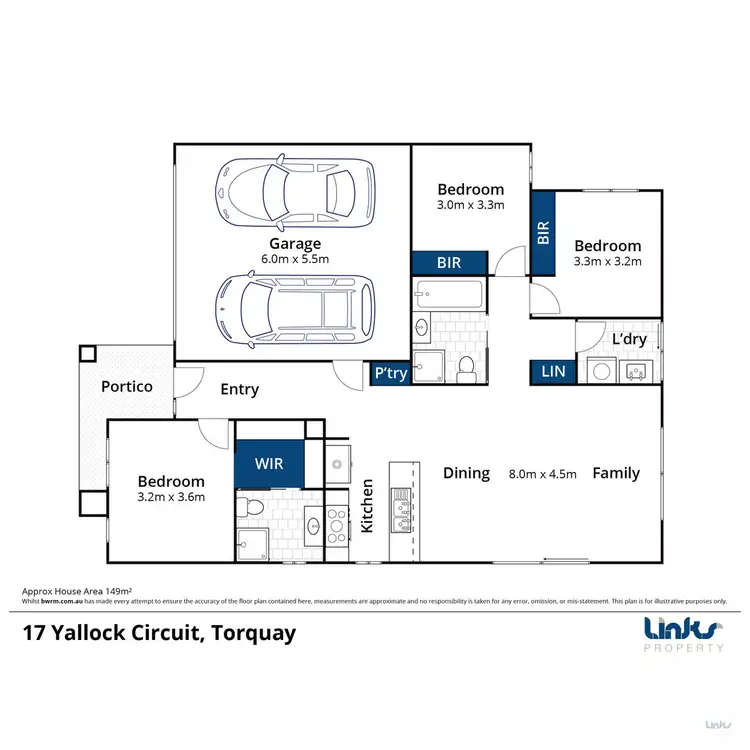 Floorplan of Homely house listing, 17 Yallock Circuit, Torquay VIC 3228