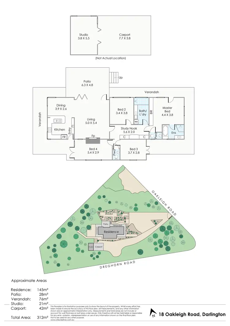 Floorplan of Homely house listing, 18 Oakleigh Road, Darlington WA 6070
