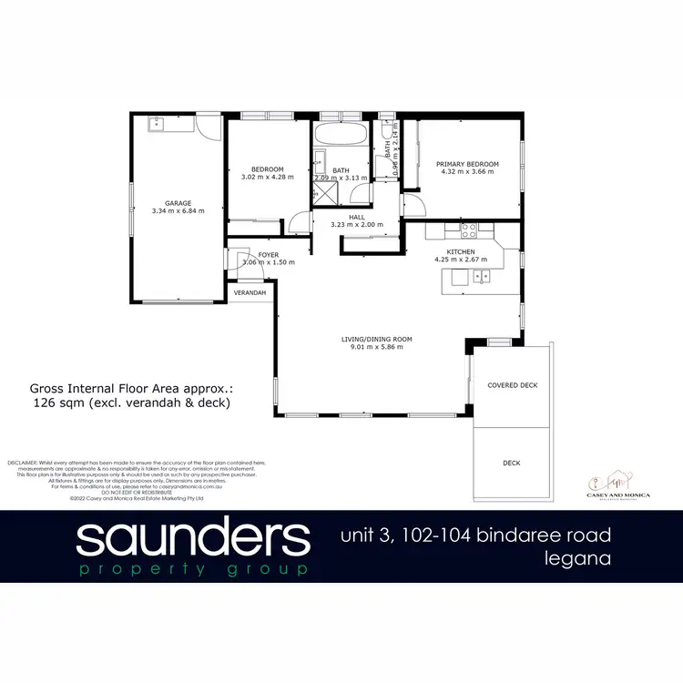 Floorplan of Homely house listing, 3/102-104 Bindaree Road, Legana TAS 7277