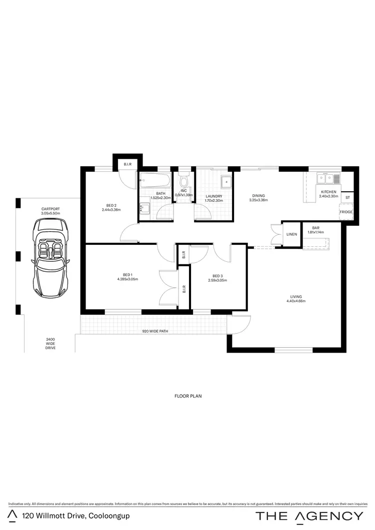 Floorplan of Homely house listing, 120 Willmott Drive, Cooloongup WA 6168