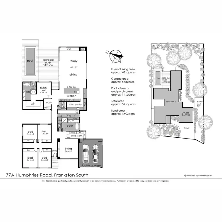Floorplan of Homely house listing, 77A Humphries Road, Frankston South VIC 3199