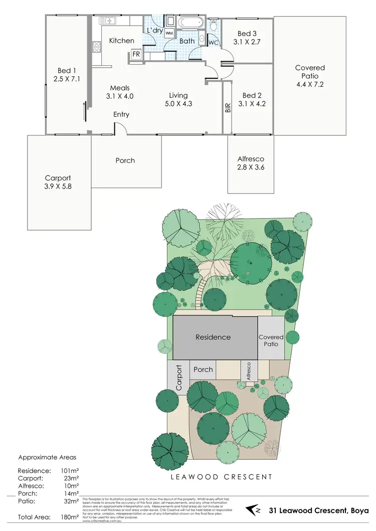 Floorplan of Homely house listing, 17/48 Leawood Crescent, Boya WA 6056