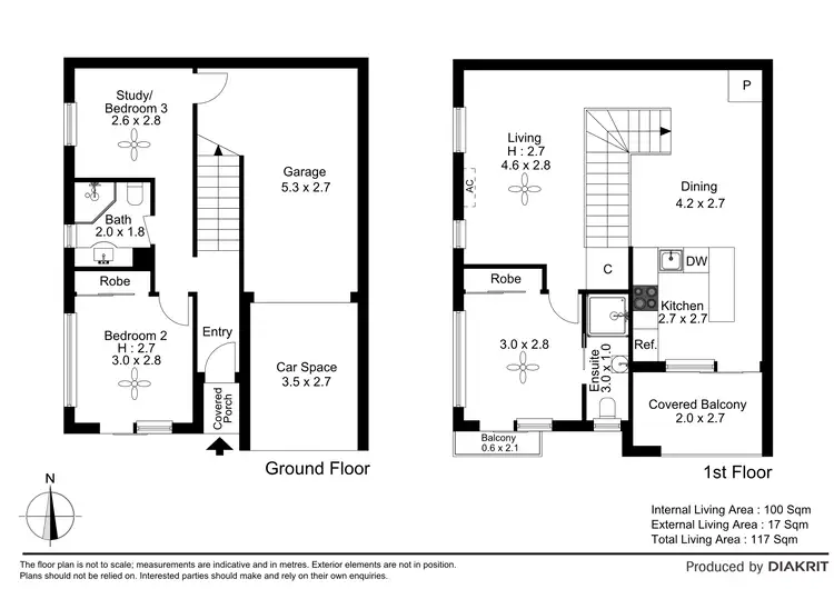 Floorplan of Homely house listing, 2 Cocoparra Place, Fitzgibbon QLD 4018