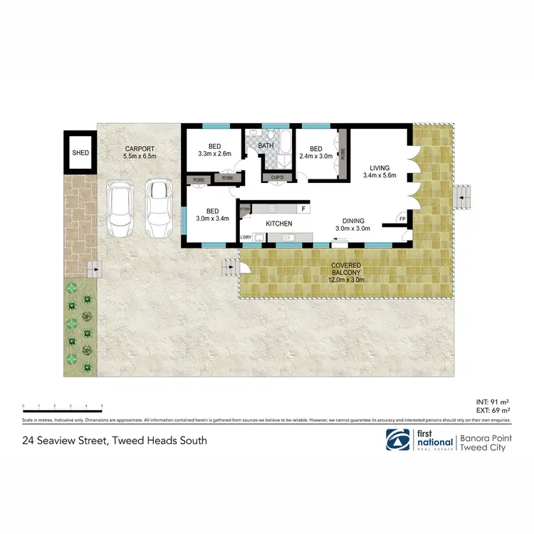 Floorplan of Homely house listing, 24 Seaview Street, Tweed Heads South NSW 2486