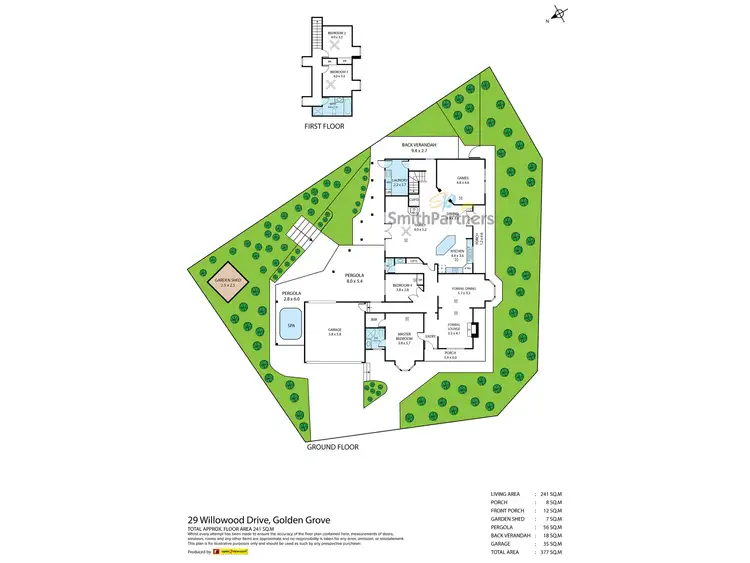Floorplan of Homely house listing, 29 Willowood Drive, Golden Grove SA 5125
