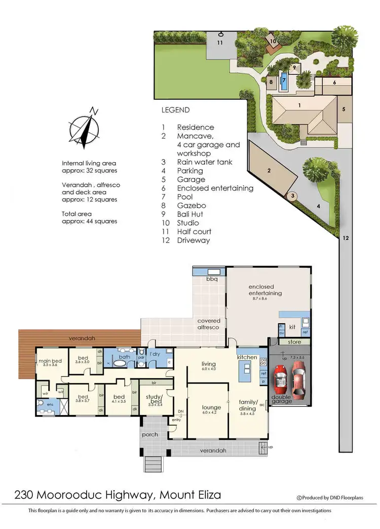 Floorplan of Homely house listing, 230 Moorooduc Highway, Mount Eliza VIC 3930