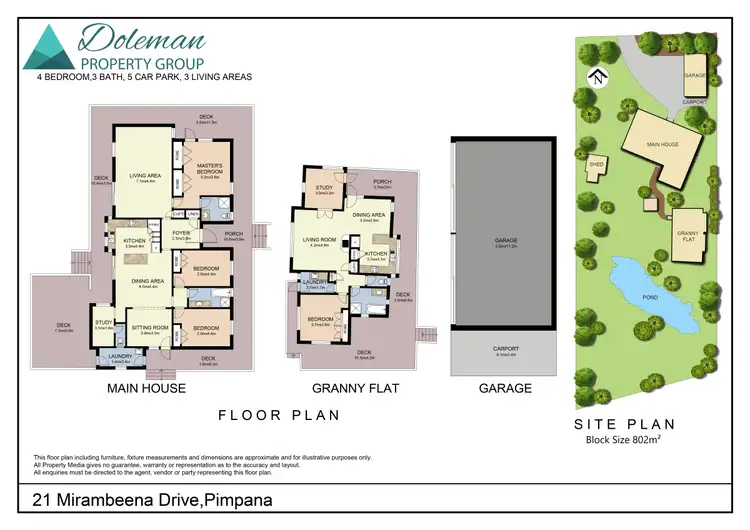 Floorplan of Homely house listing, 21 Mirambeena Drive, Pimpama QLD 4209
