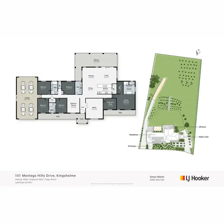 Floorplan of Homely house listing, 101 Montego Hills Drive, Kingsholme QLD 4208