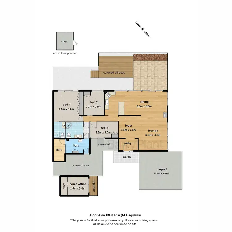 Floorplan of Homely house listing, 60 David Hill Road, Monbulk VIC 3793