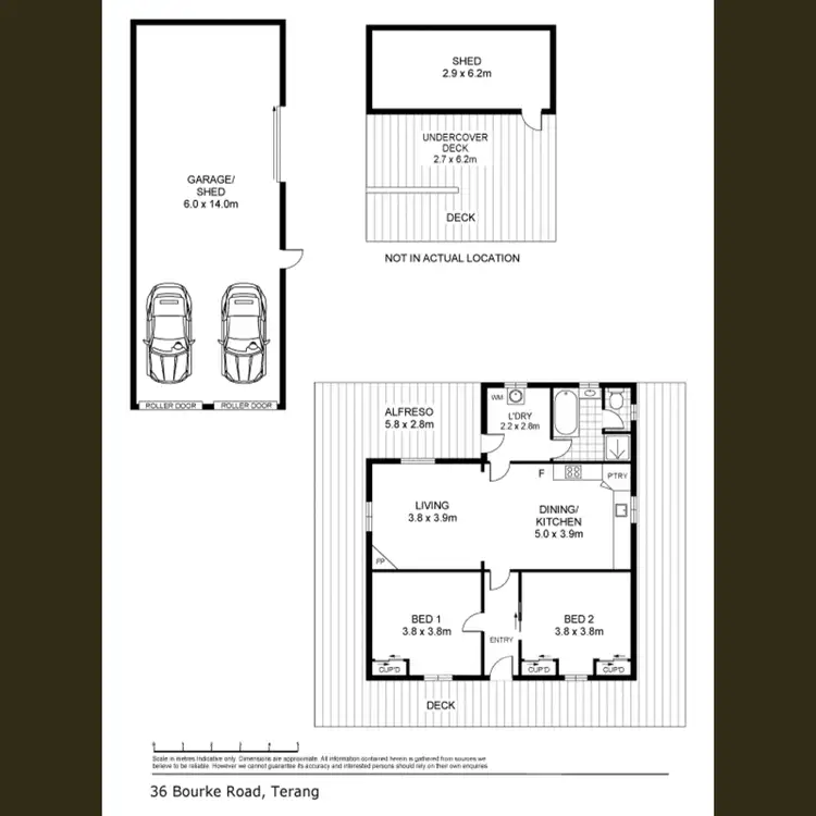 Floorplan of Homely house listing, 36 Burkes Road, Terang VIC 3264