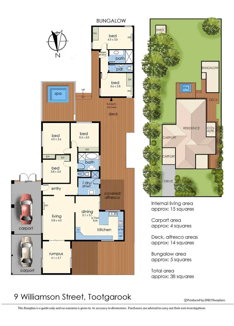 Floorplan of Homely house listing, 9 Williamson Street, Tootgarook VIC 3941