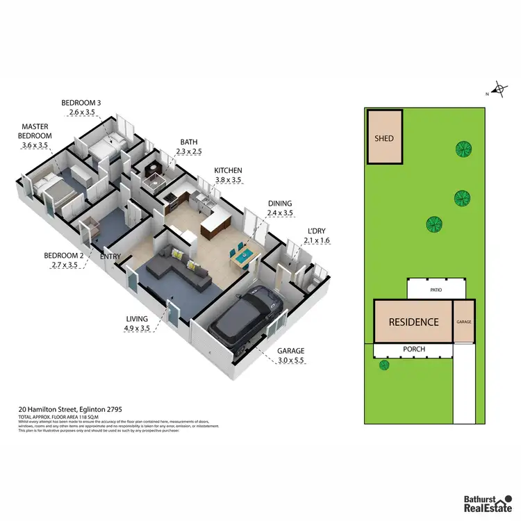 Floorplan of Homely house listing, 72/6 Hamilton Street, Eglinton NSW 2795