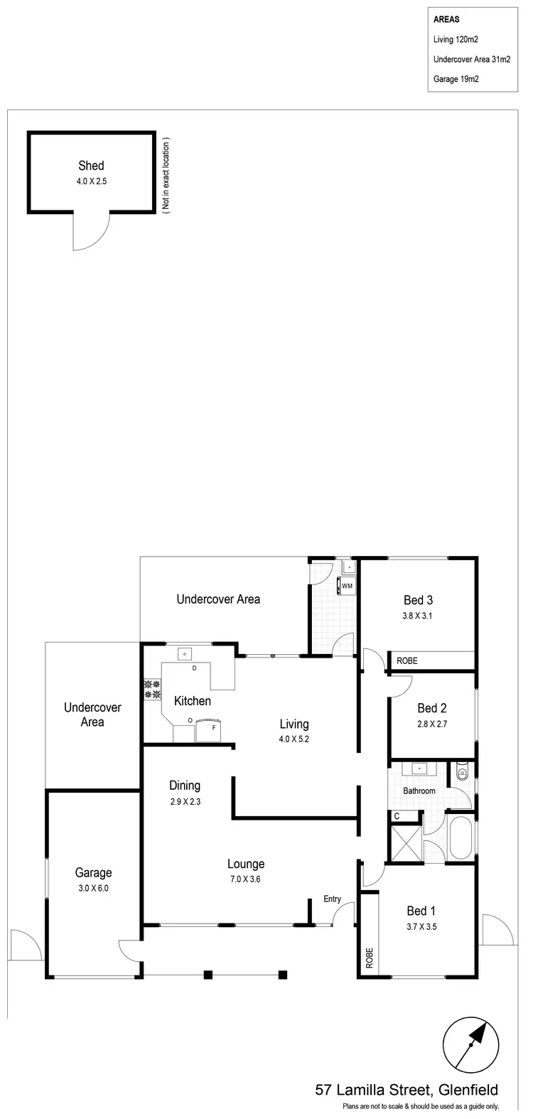 Floorplan of Homely house listing, 57 Lamilla Street, Glenfield Park NSW 2650
