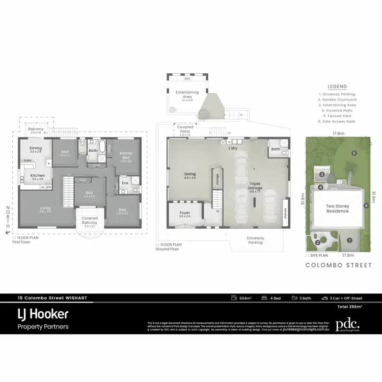 Floorplan of Homely house listing, 15 Colombo Street, Wishart QLD 4122