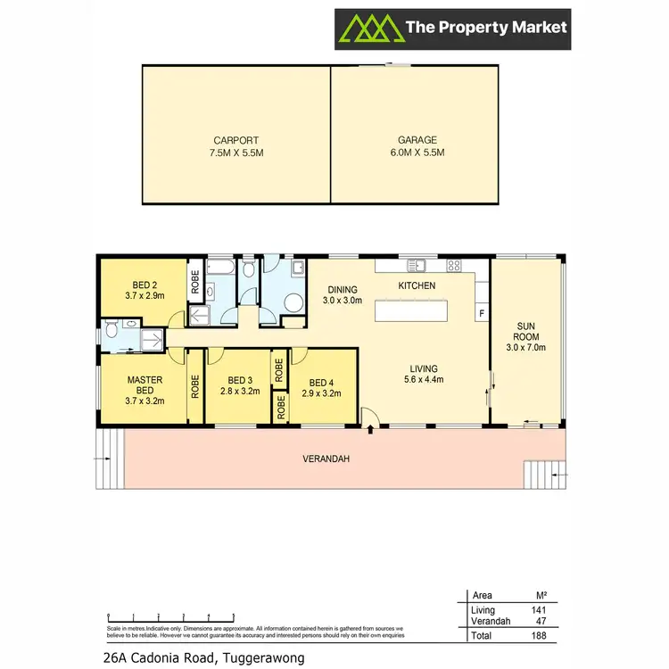 Floorplan of Homely house listing, 26a Cadonia Road, Tuggerawong NSW 2259
