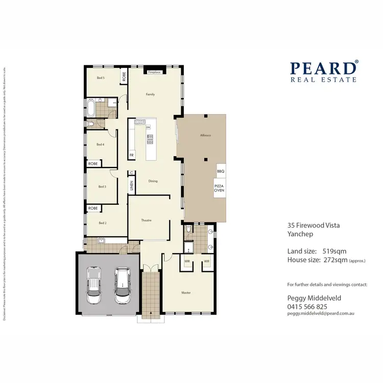 Floorplan of Homely house listing, 35 Firewood Vista, Yanchep WA 6035