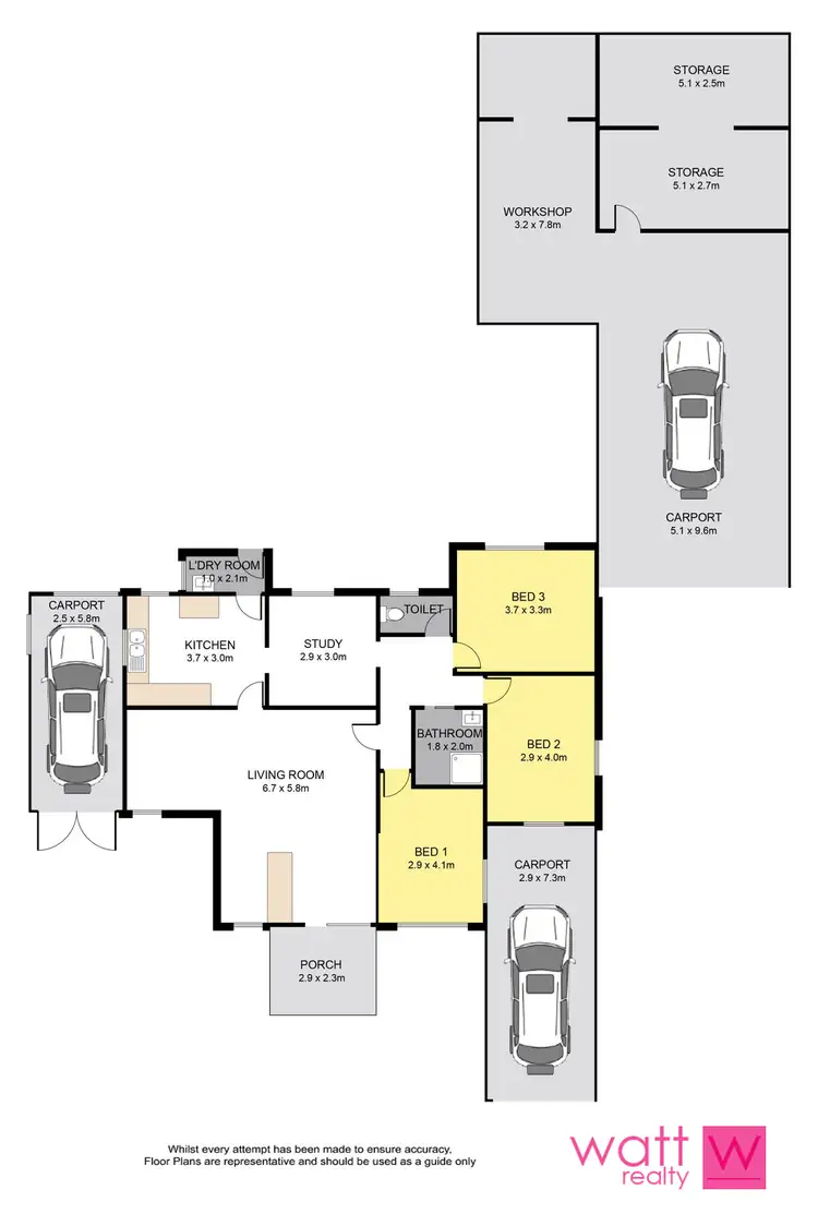 Floorplan of Homely house listing, 73 Queens Parade, Brighton QLD 4017