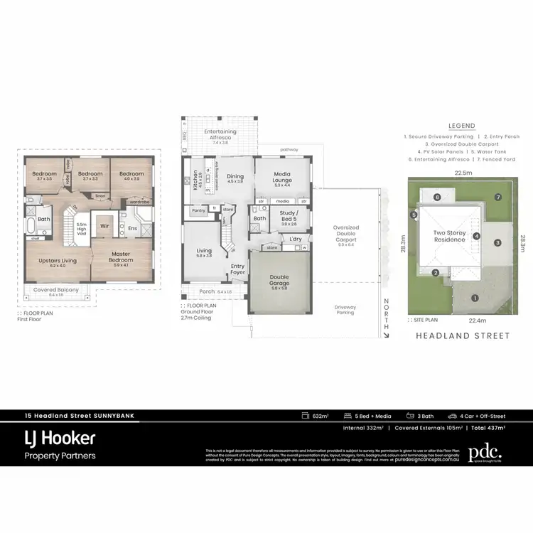 Floorplan of Homely house listing, 15 Headland Street, Sunnybank QLD 4109