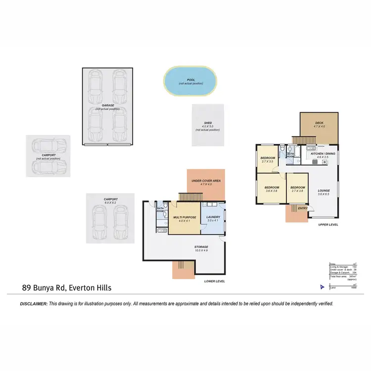 Floorplan of Homely house listing, 89 Bunya Road, Everton Hills QLD 4053