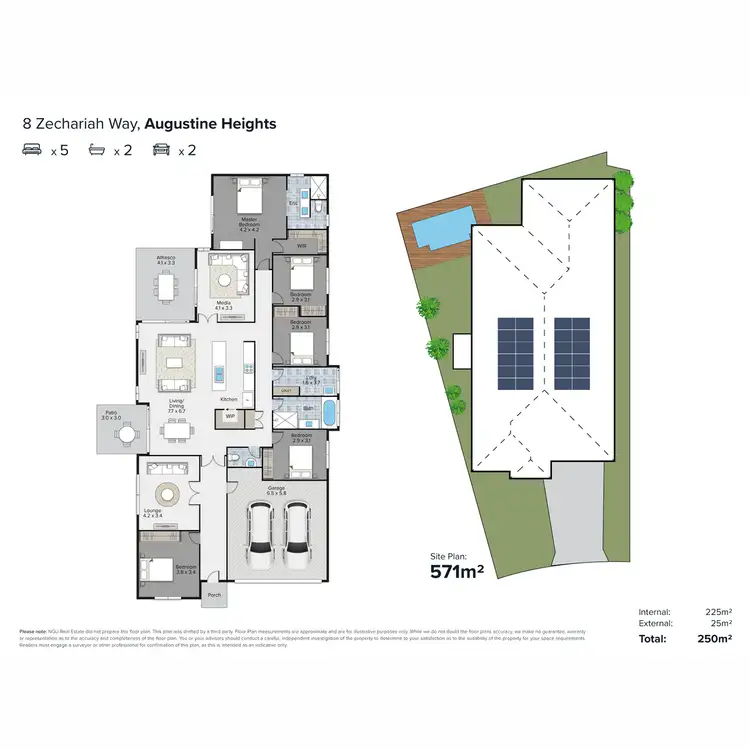 Floorplan of Homely house listing, 8 Zechariah Way, Augustine Heights QLD 4300