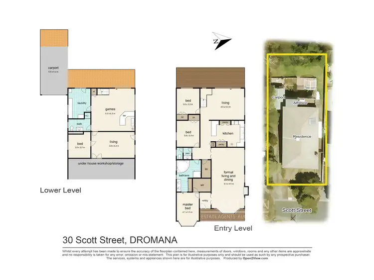 Floorplan of Homely house listing, 30 Scott Street, Dromana VIC 3936