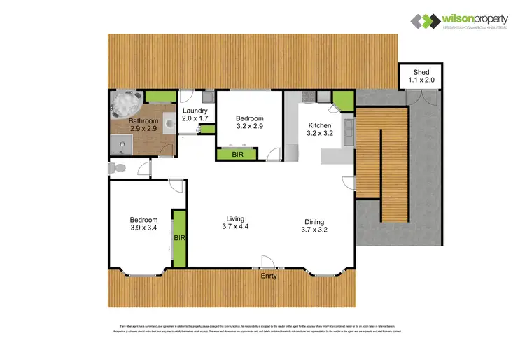 Floorplan of Homely unit listing, 6/4 Smith Street, Traralgon VIC 3844