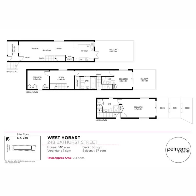 Floorplan of Homely house listing, 248 Bathurst Street, West Hobart TAS 7000
