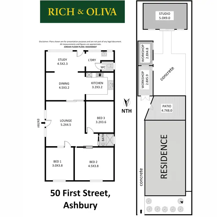 Floorplan of Homely house listing, 50 First Street, Ashbury NSW 2193