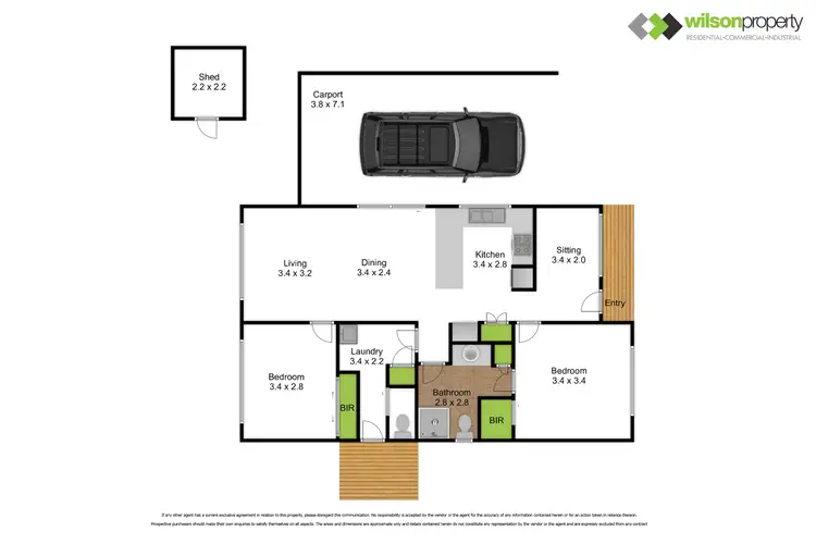 Floorplan of Homely retirement listing, 133B/26 Park Lane, Traralgon VIC 3844