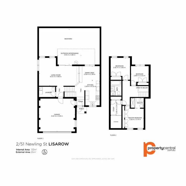 Floorplan of Homely townhouse listing, 2/51 Newling Street, Lisarow NSW 2250
