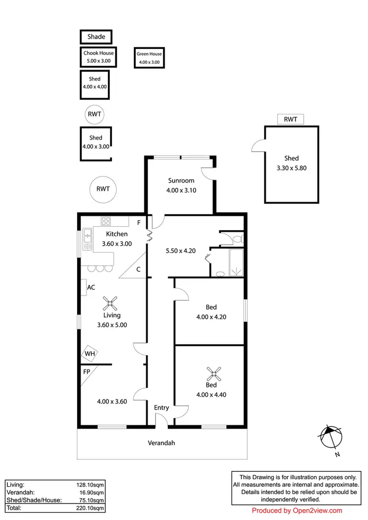Floorplan of Homely house listing, 85-87 Railway Terrace West, Snowtown SA 5520