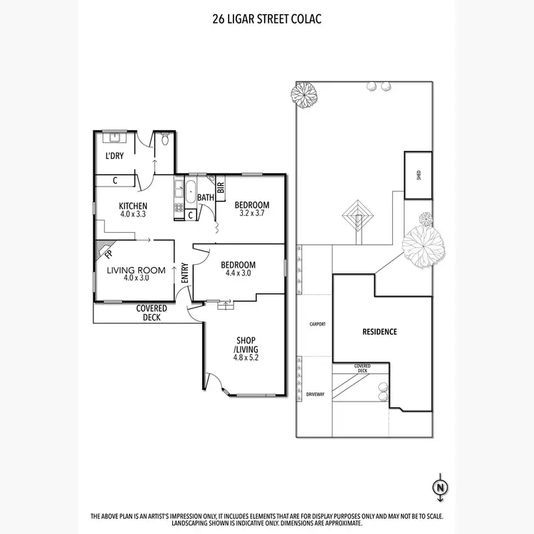 Floorplan of Homely house listing, 26 Ligar Street, Colac VIC 3250