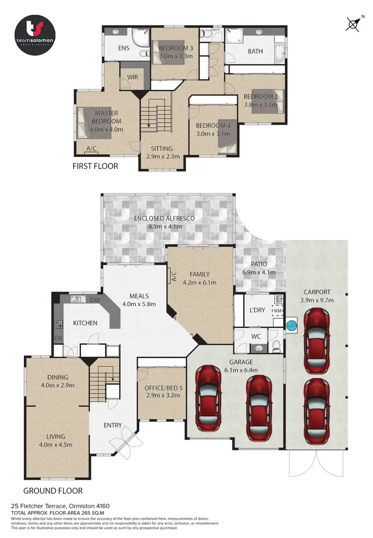 Floorplan of Homely house listing, 25 Fletcher Terrace, Ormiston QLD 4160