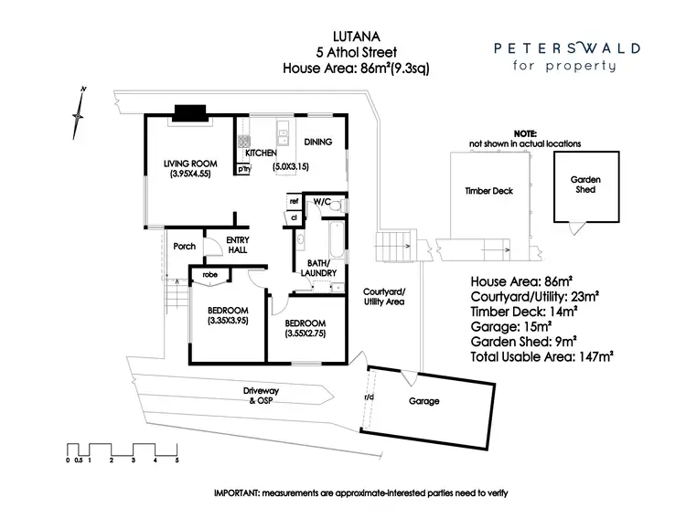 Floorplan of Homely house listing, 5 Athol Street, Lutana TAS 7009