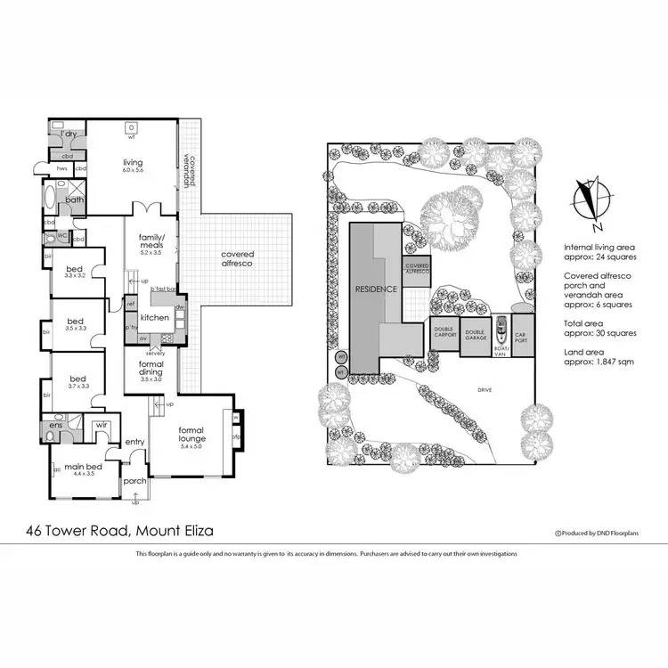Floorplan of Homely house listing, 46 Tower Road, Mount Eliza VIC 3930