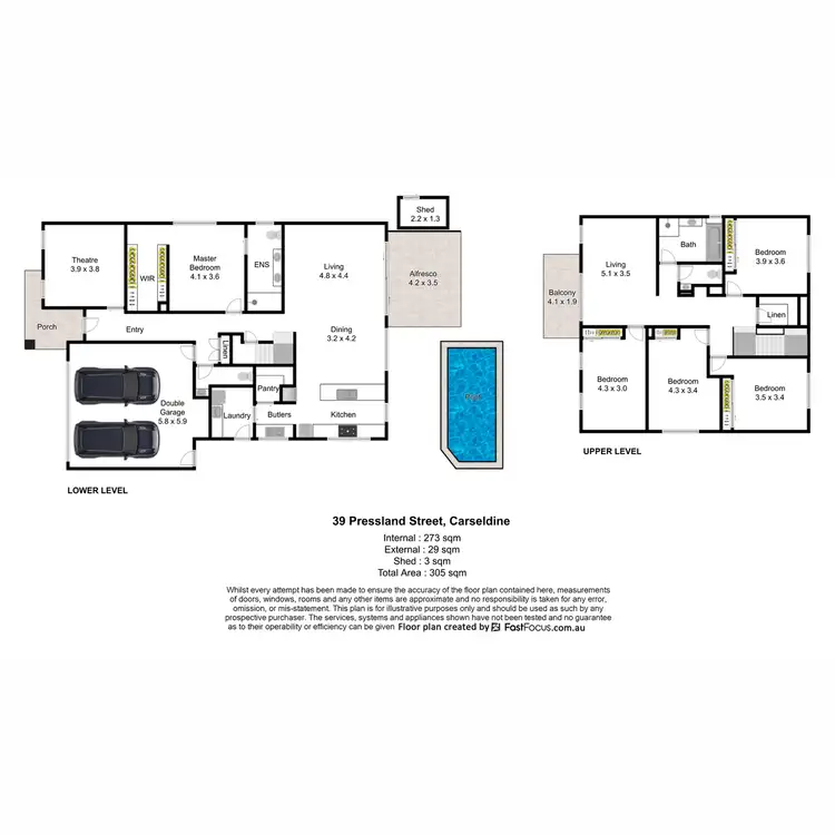 Floorplan of Homely house listing, 39 Pressland Street, Carseldine QLD 4034