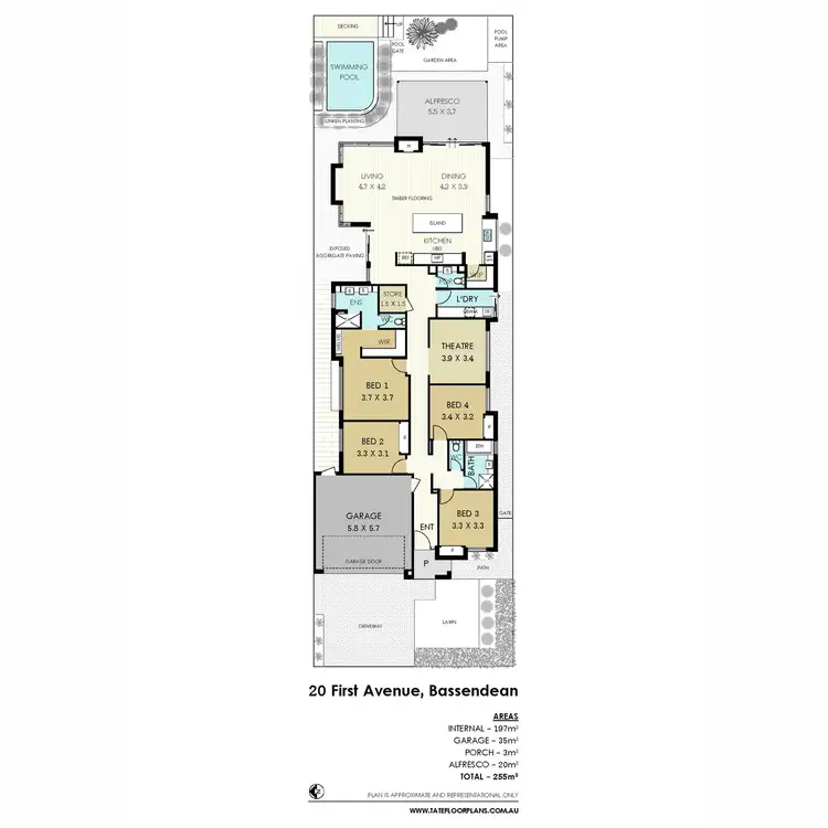 Floorplan of Homely house listing, 20 First Avenue, Bassendean WA 6054