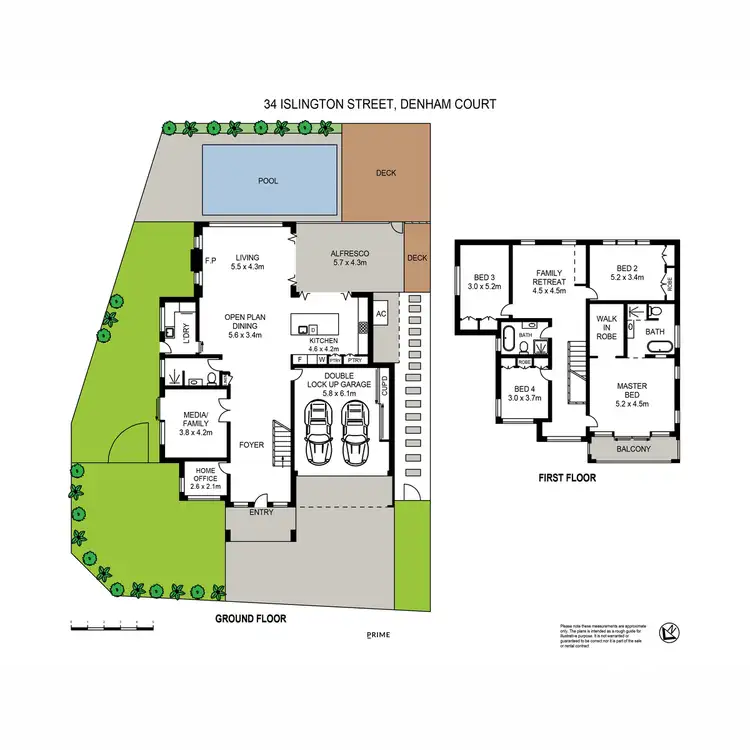 Floorplan of Homely house listing, 34 Islington Street, Denham Court NSW 2565