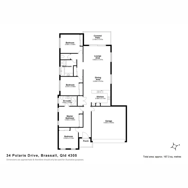 Floorplan of Homely house listing, 34 Polaris Drive, Brassall QLD 4305