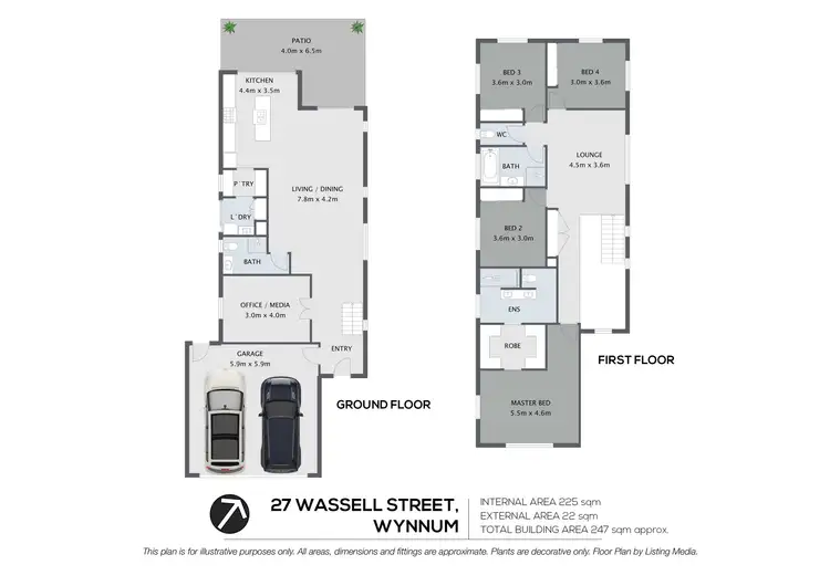 Floorplan of Homely house listing, 27 Wassell Street, Wynnum QLD 4178