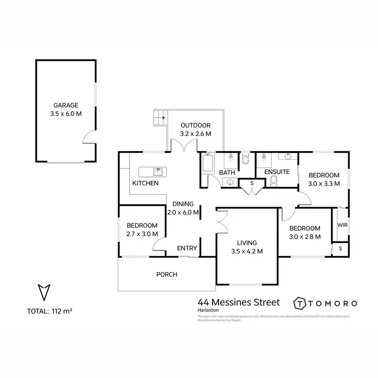 Floorplan of Homely house listing, 44 Messines Street, Harlaxton QLD 4350