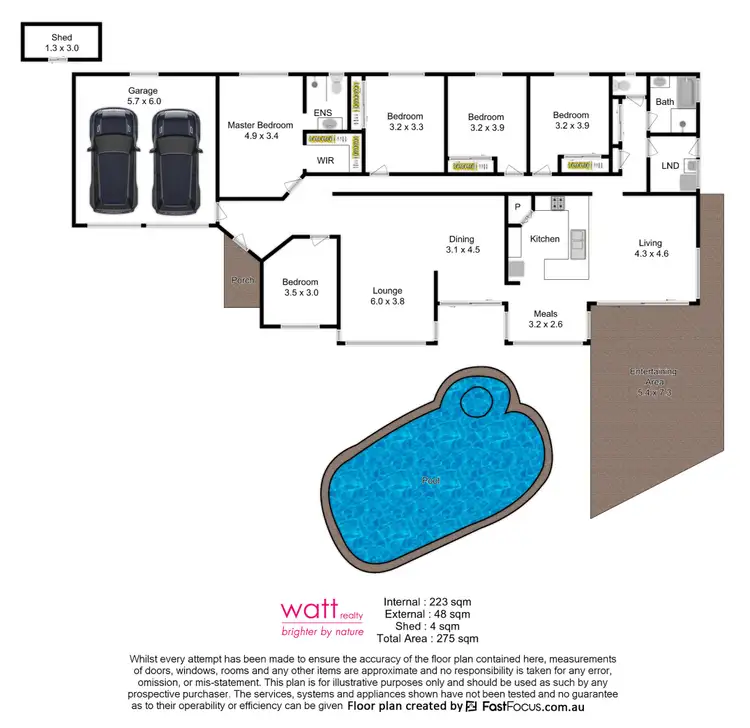 Floorplan of Homely house listing, 4 Chardonnay Court, Carseldine QLD 4034