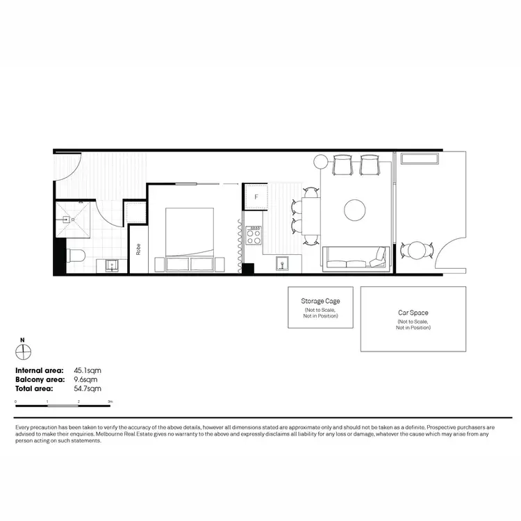 Floorplan of Homely apartment listing, G16/8 Olive York Way, Brunswick West VIC 3055