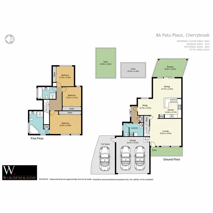 Floorplan of Homely house listing, 8a Patu Place, Cherrybrook NSW 2126